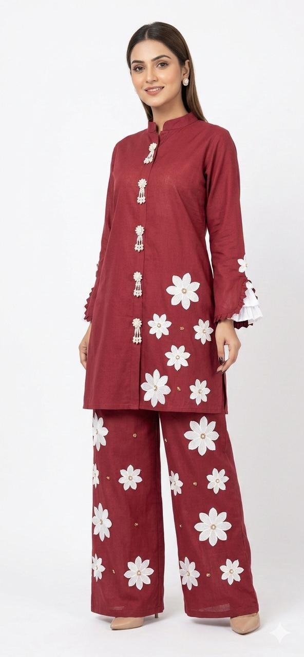 red-cotton-2-piece-shirt-style-suit